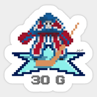 NHL 94 Shirt - NYR #30 Sticker